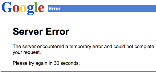 Gmail Still Down – I’m Dead In The Water!