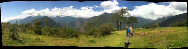 Descending from the Peruvian Jungle