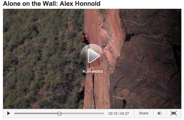 Video – Alone on the Wall: Alex Honnold