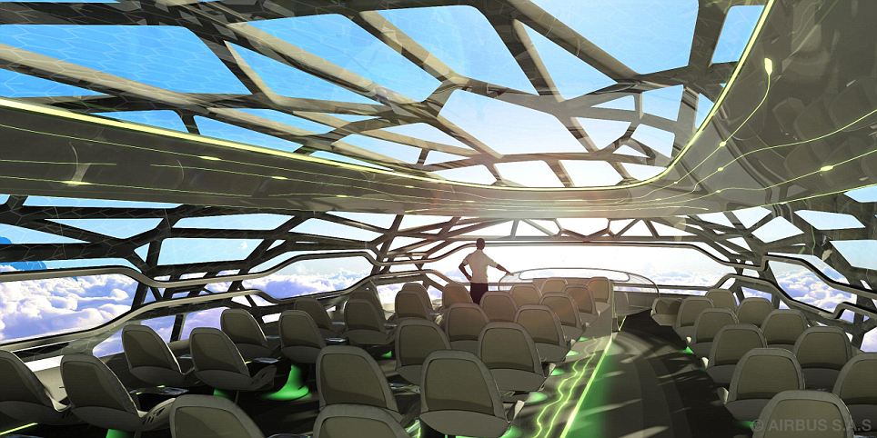 I Can’t Wait For The Future: Airbus Unveils Transparent Plane