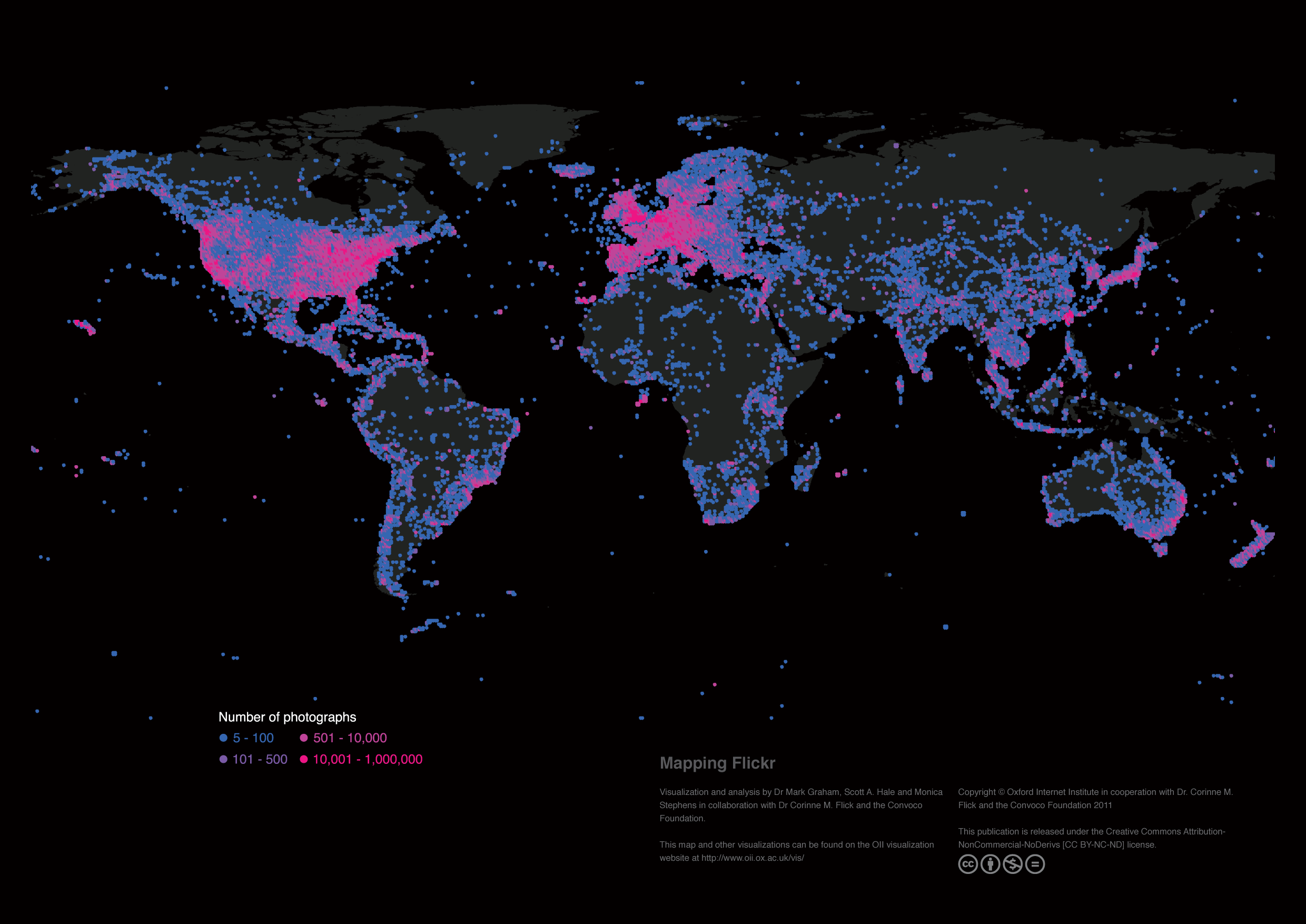 Infographic: Mapping Flickr