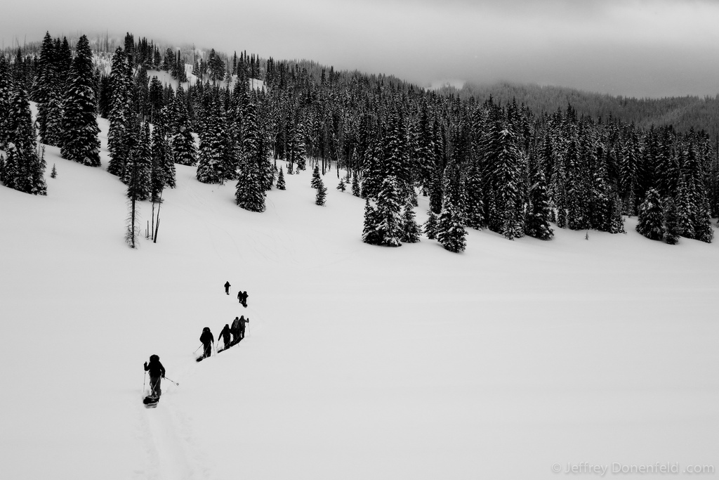 NOLS WOE Tetons Ski Mountaineering Expedition: Day 14 – Climbing to High Camp