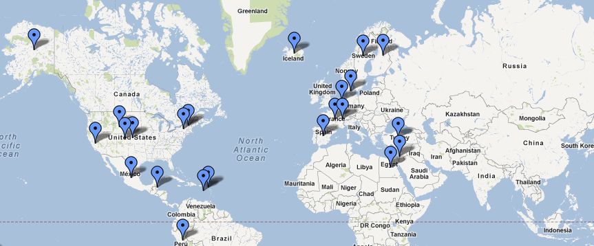 Introducing My World Map of Travel Adventures