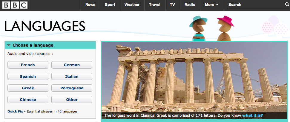 BBC Gives Language Lessons, Online, For Free!