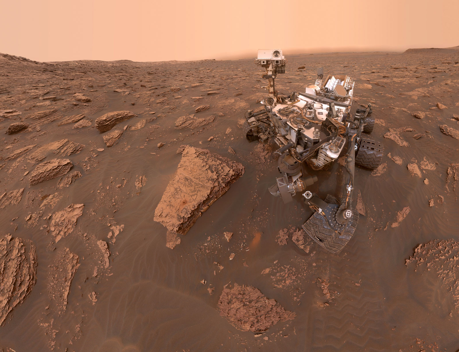 MARS Curiosity Rover first Color 360 Panorama – Round the world with panoramas.dk