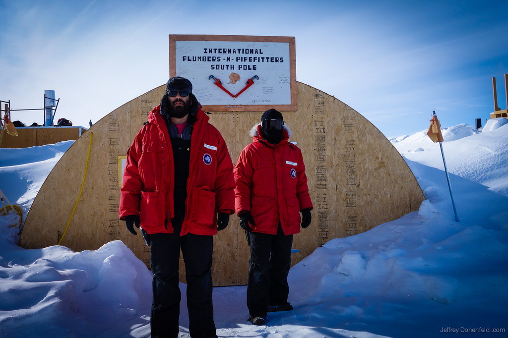 South Pole’s Plumbing Shop