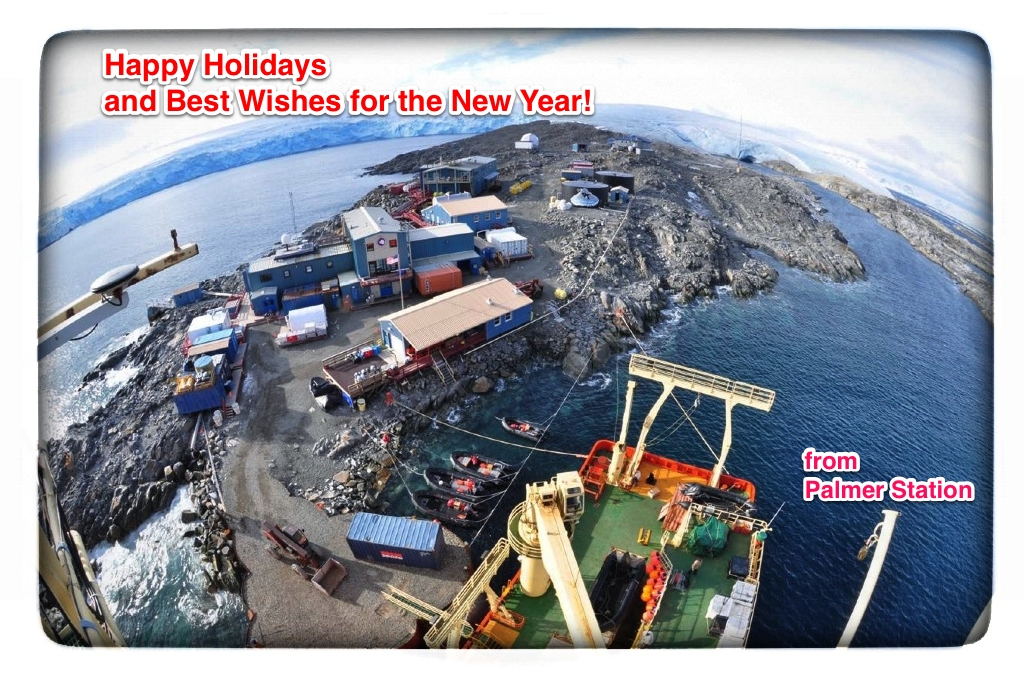 Palmer Station, Antarctica’s Holiday Greeting Card