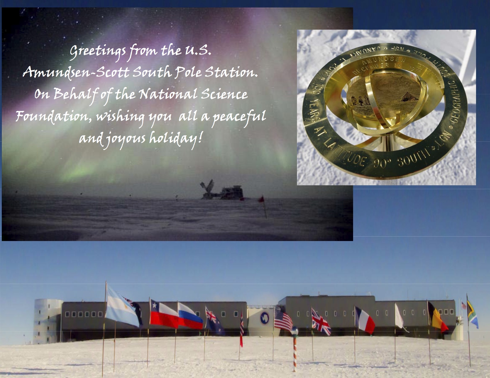 South Pole Holiday Card 2012