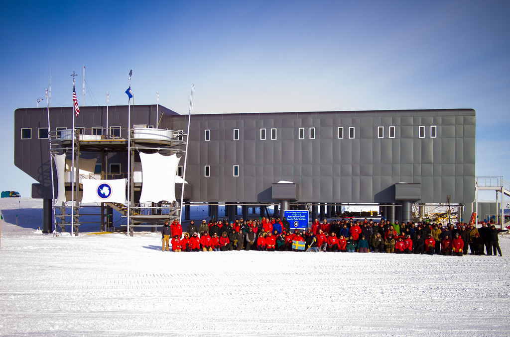 The Amundsen-Scott South Pole Station, Antarctica Summer 2012-13 Station Crew Photo