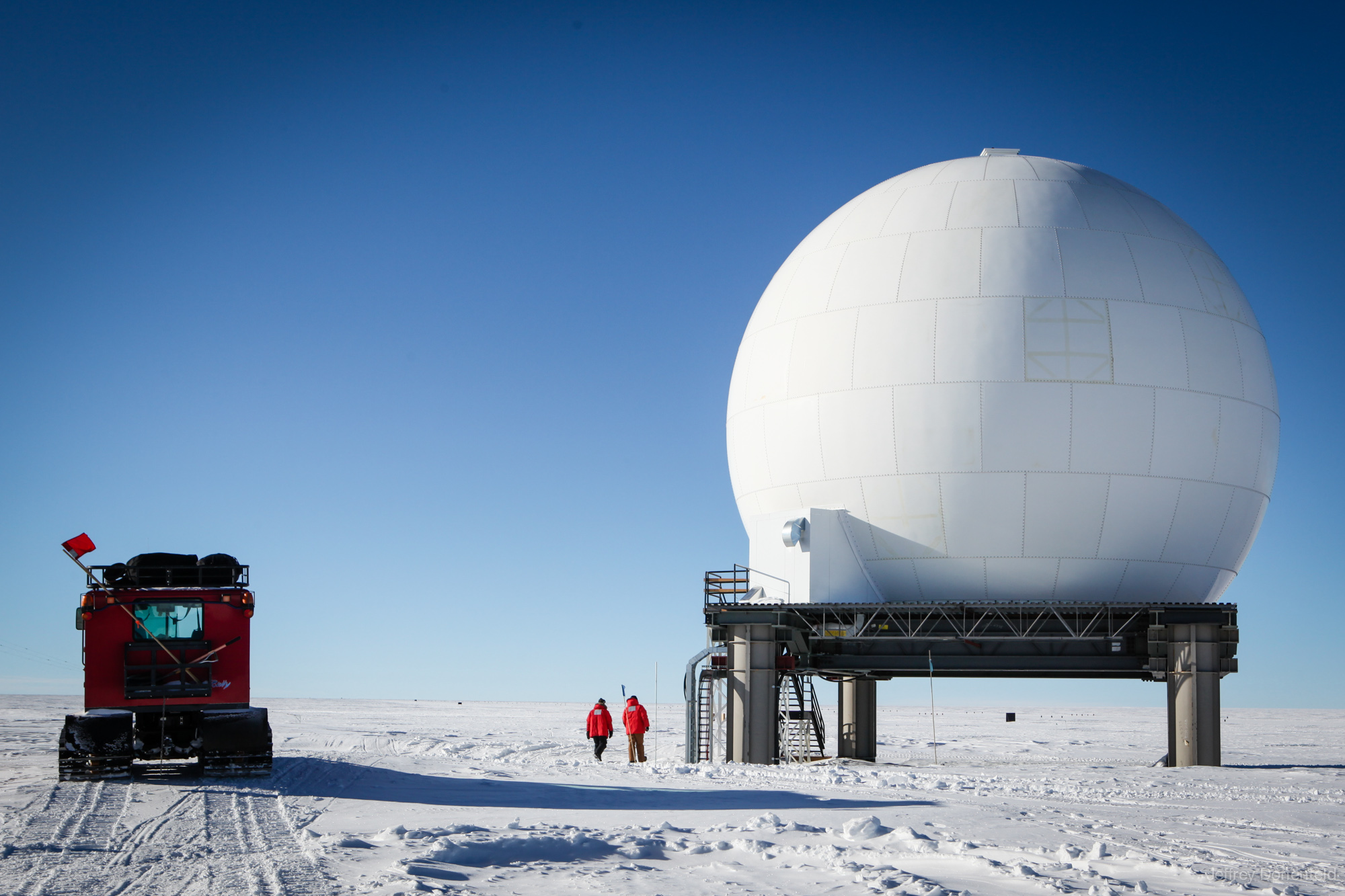 The South Pole’s Satellite Communications Link: The Golf Ball