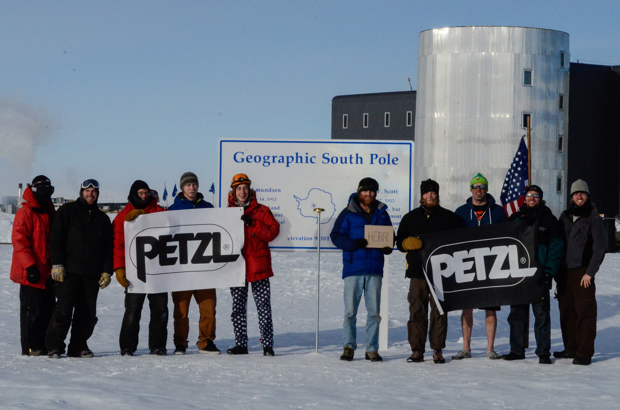 The South Pole Station Crew Loves Petzl!