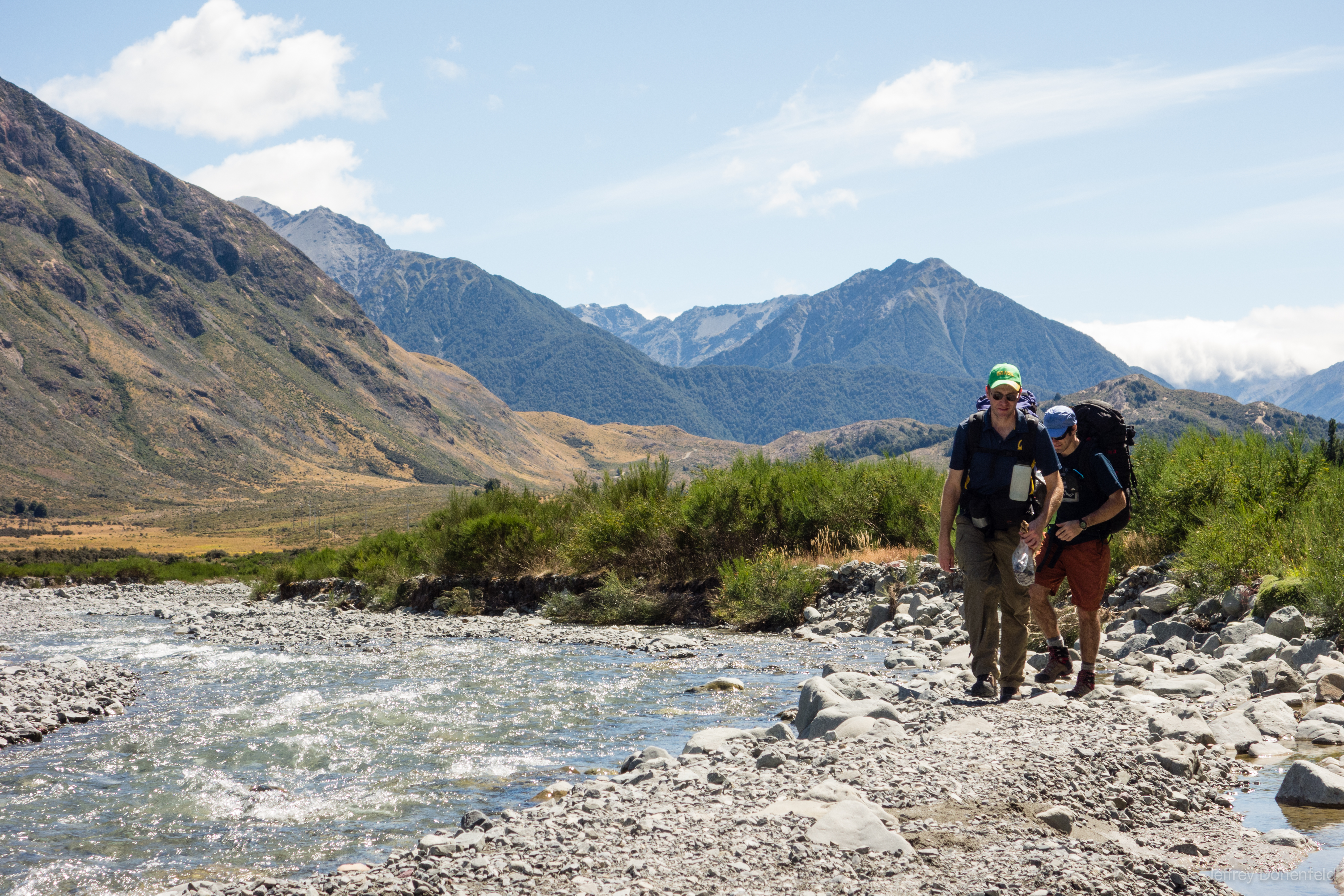 Tramping at Arthurs Pass, New Zealand