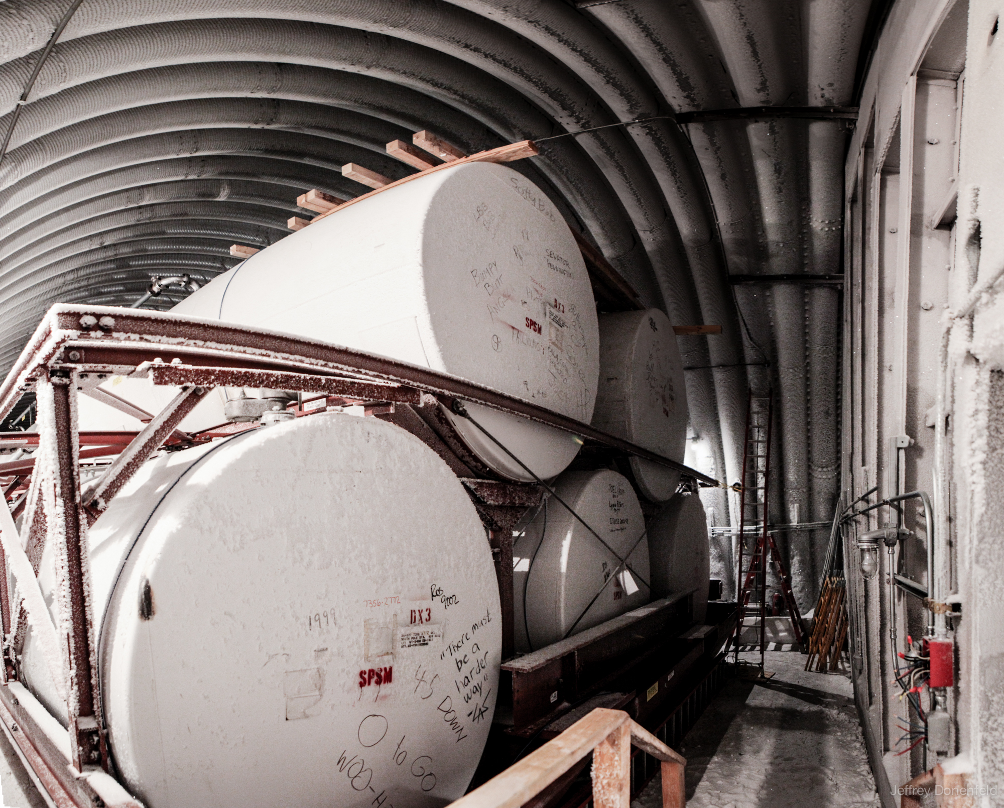 Fuel tanks, holding the stations fuel reserves. Jeffrey Donenfeld