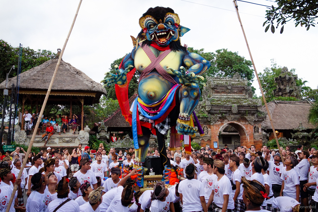 Preparing for the Silence at Bali’s Tawur Kesanga Festival