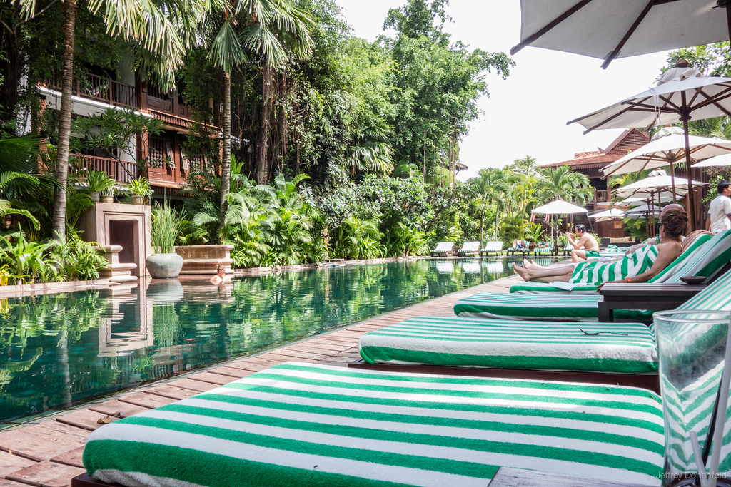First Things First in Siem Reap: Circus and Swimming