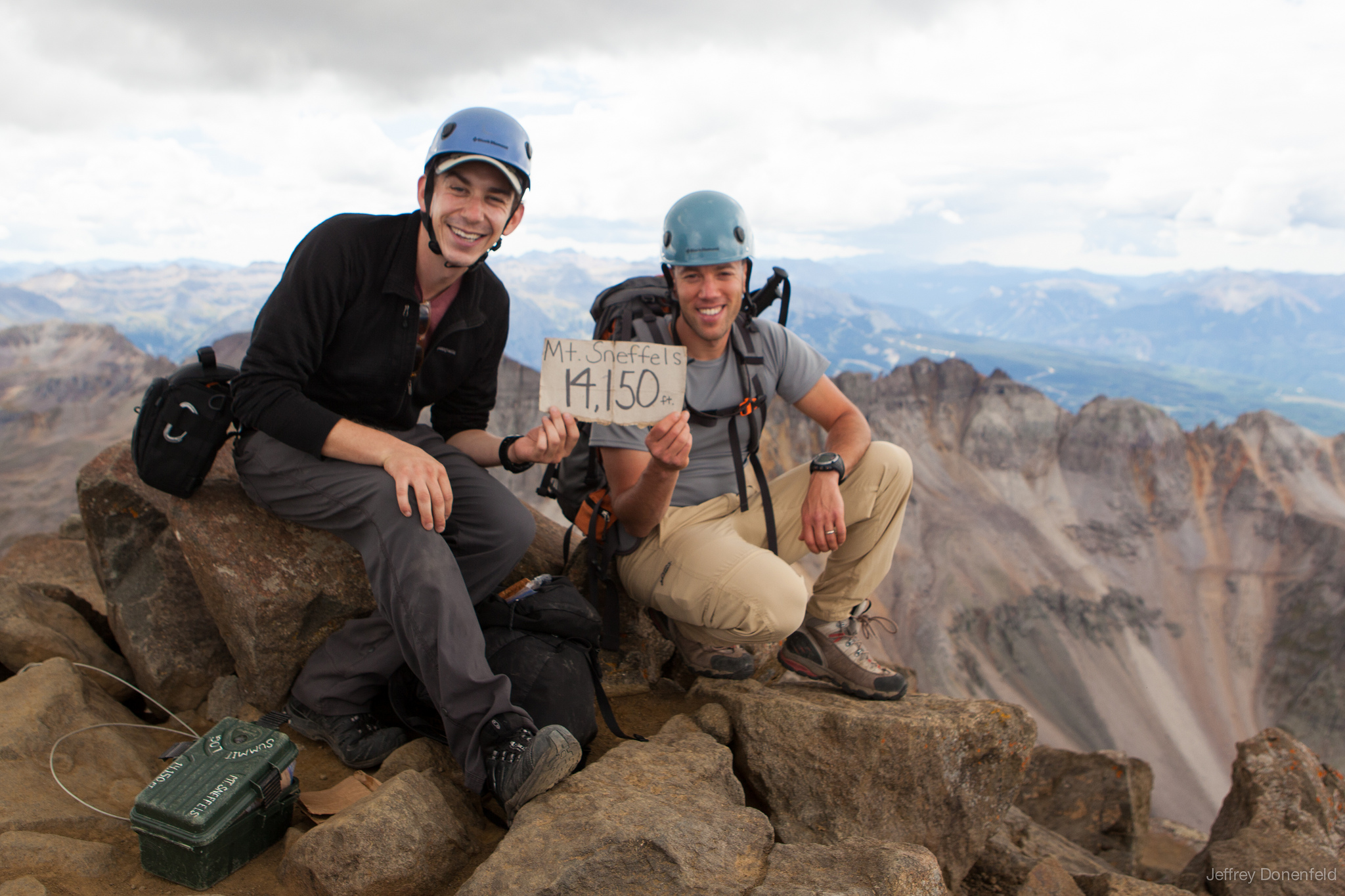 Climbing Mt. Sneffels to 14,150 feet