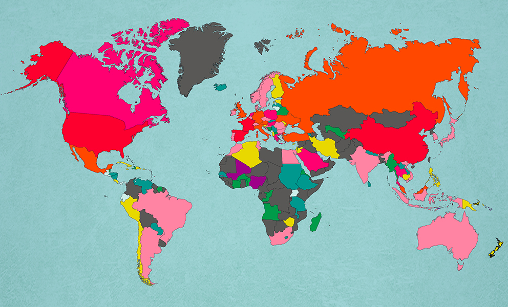 The Most Popular Countries In The World