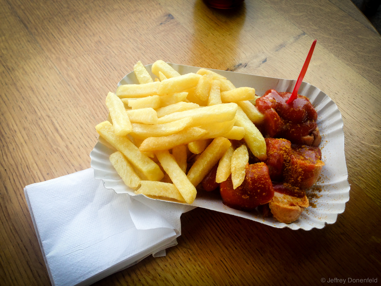 Naturally, no trip to Germany is complete without a few heaping helpings of currywurst. So delicious, and terrible for you!