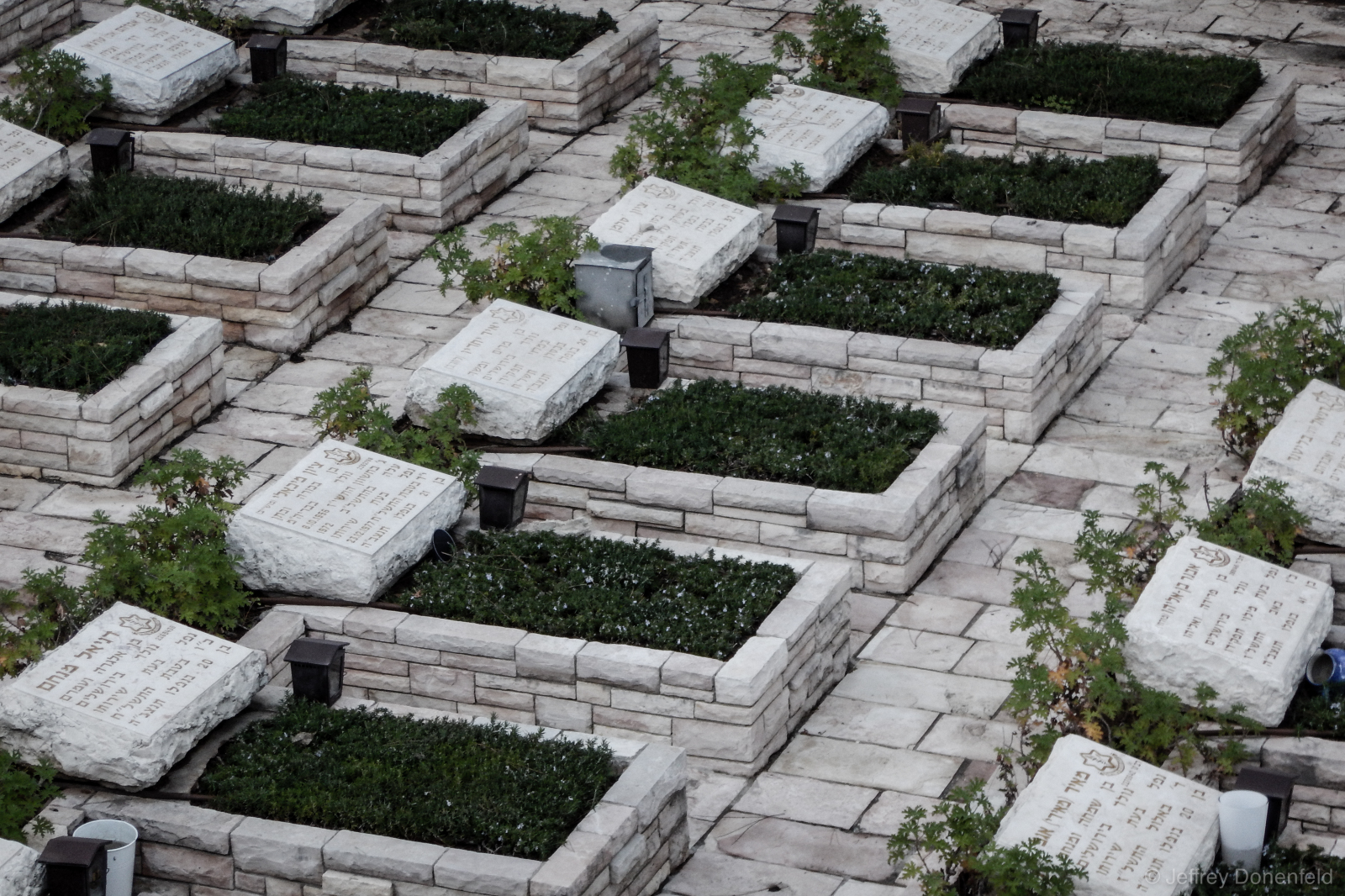 Graves at Mt. Hertzl Cemetery.