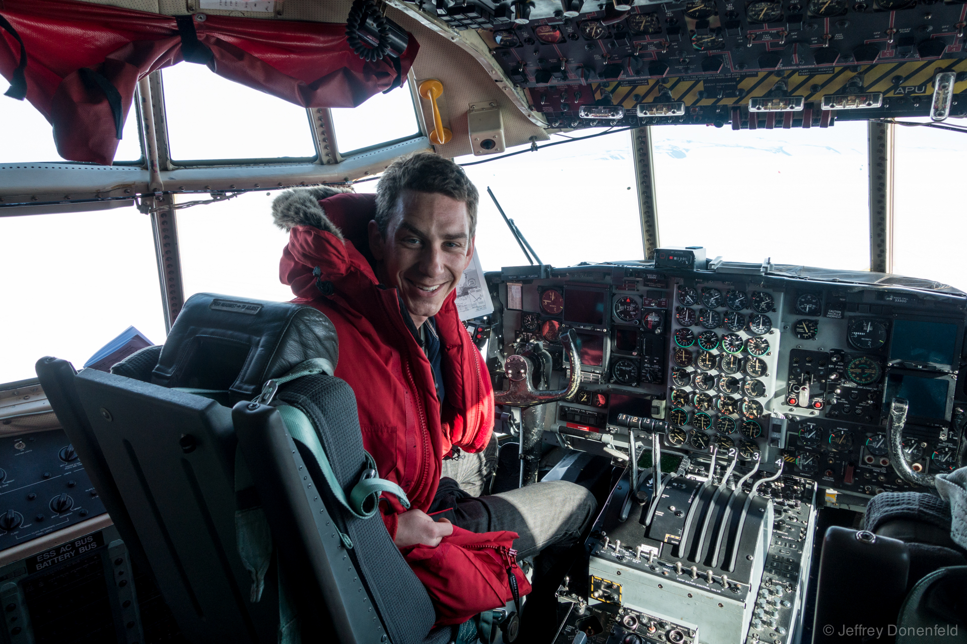 Exploring an LC-130 Hercules at Williams Field, Antarctica