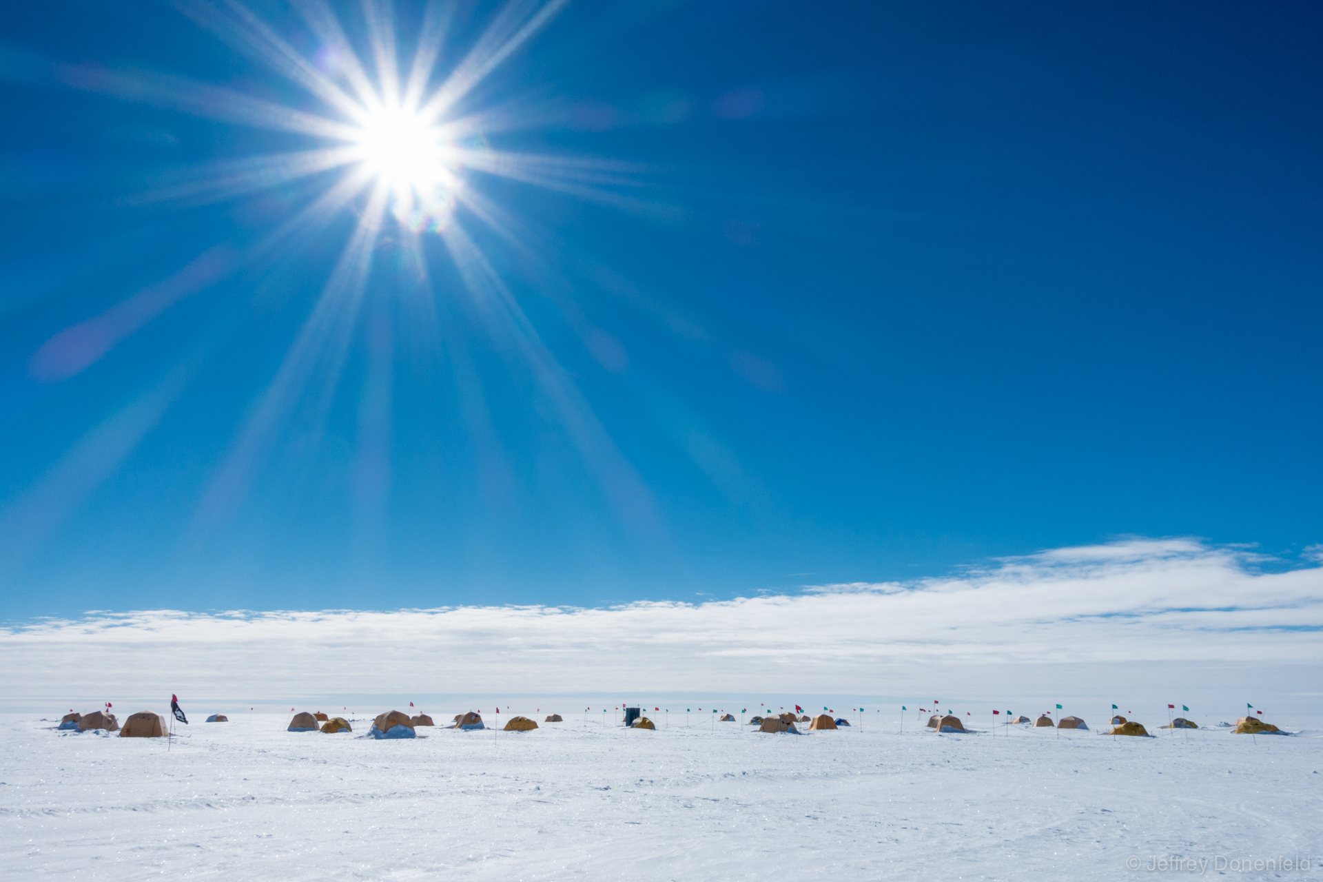 Entering Tent City, WAIS Divide, Antarctica