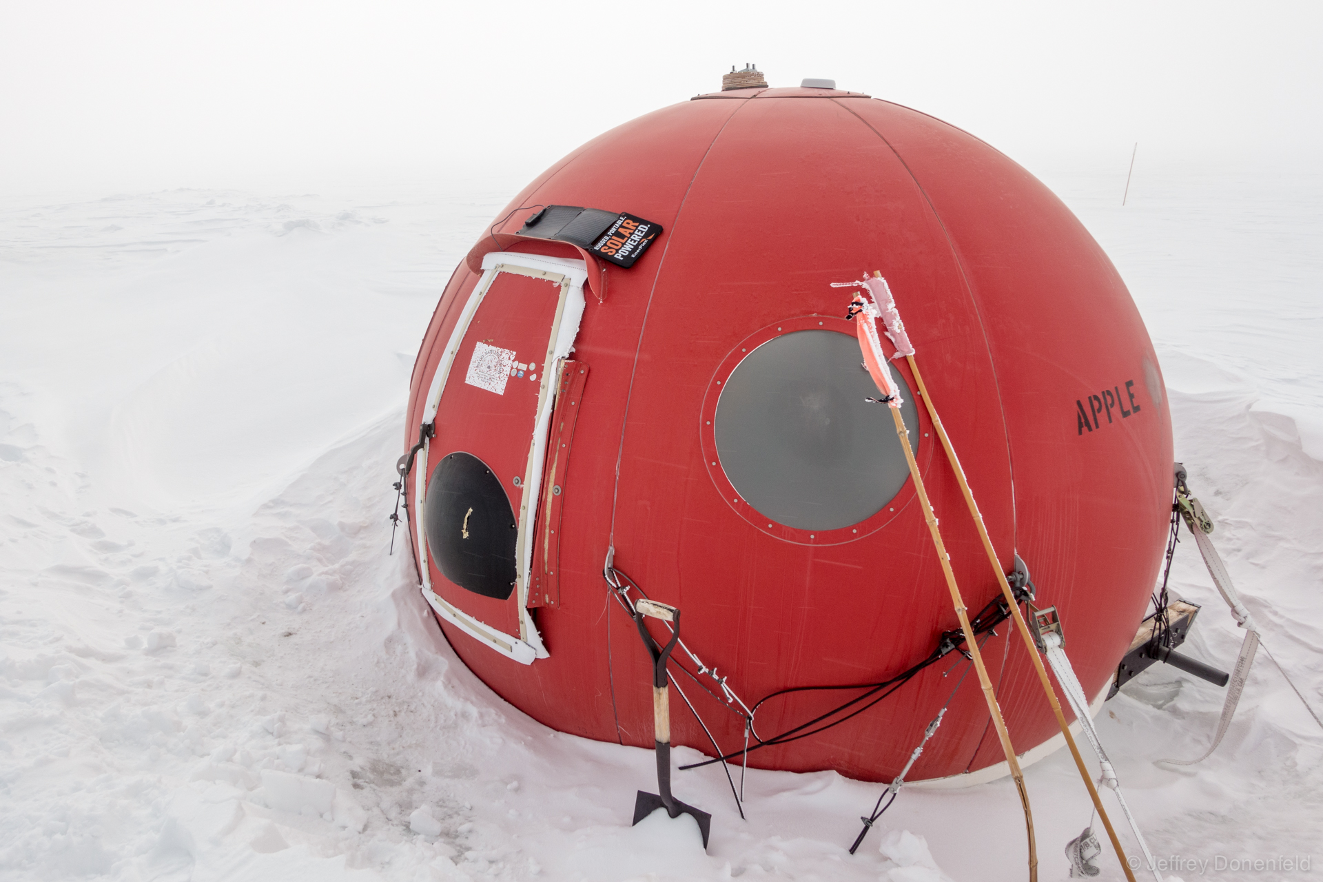 Charging with Enerplex Solar at WAIS Divide, Antarctica