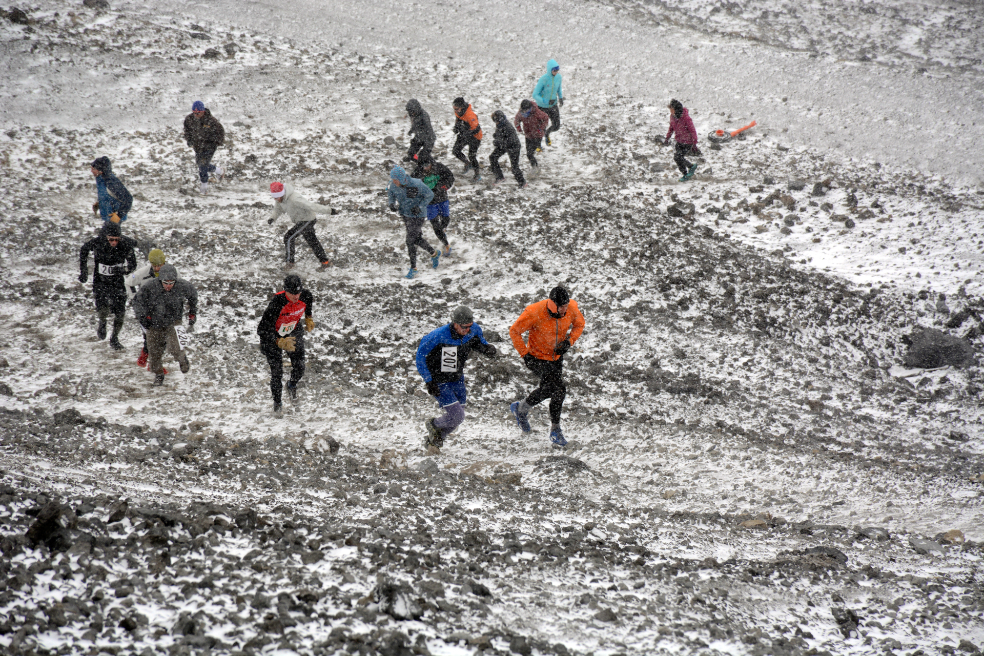 Racing at McMurdo Station