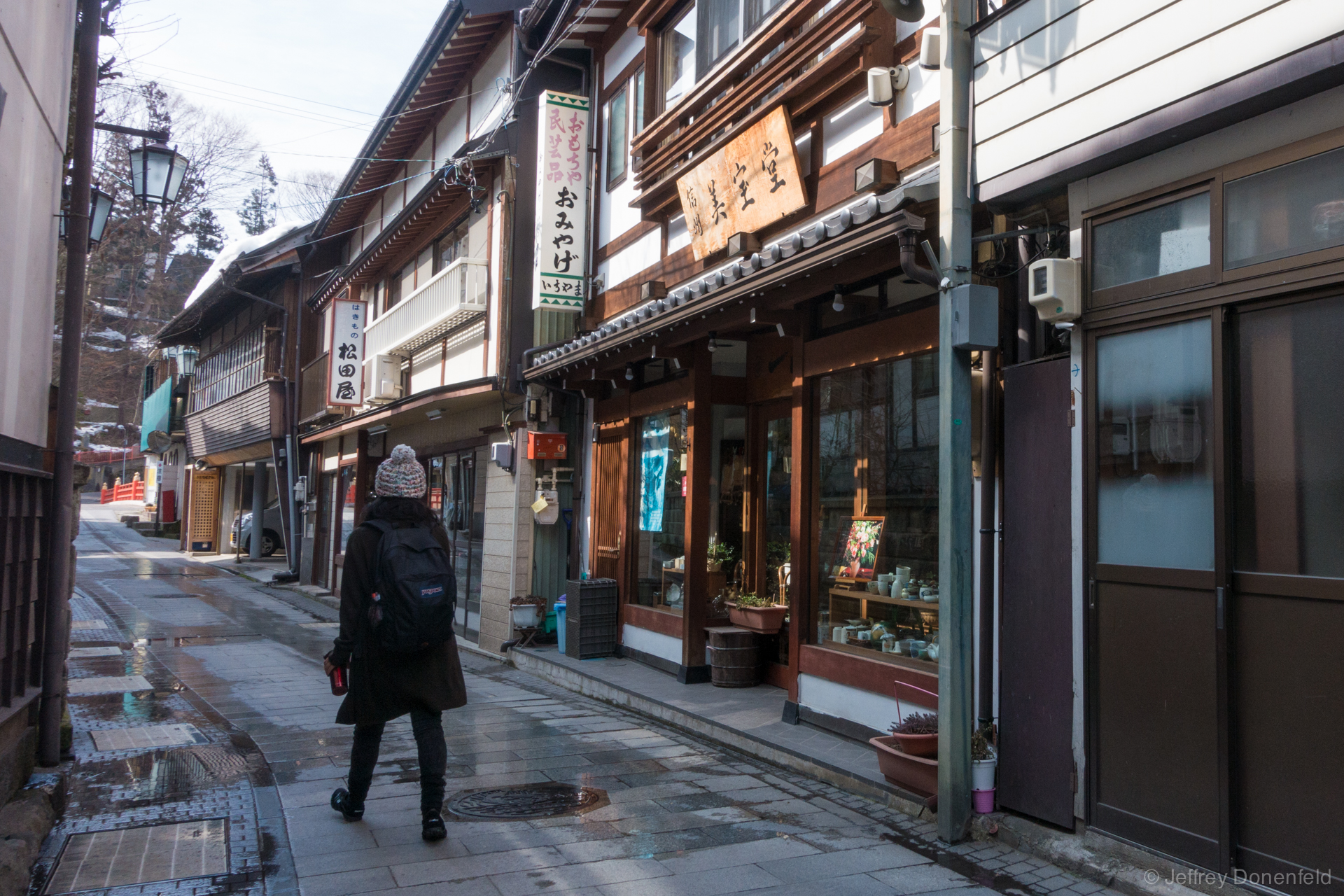 Walking through Shibu Onsen - such a beautiful town.