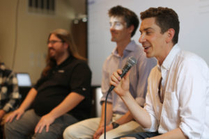 Jeffrey Donenfeld moderating boulder startup week photography panel