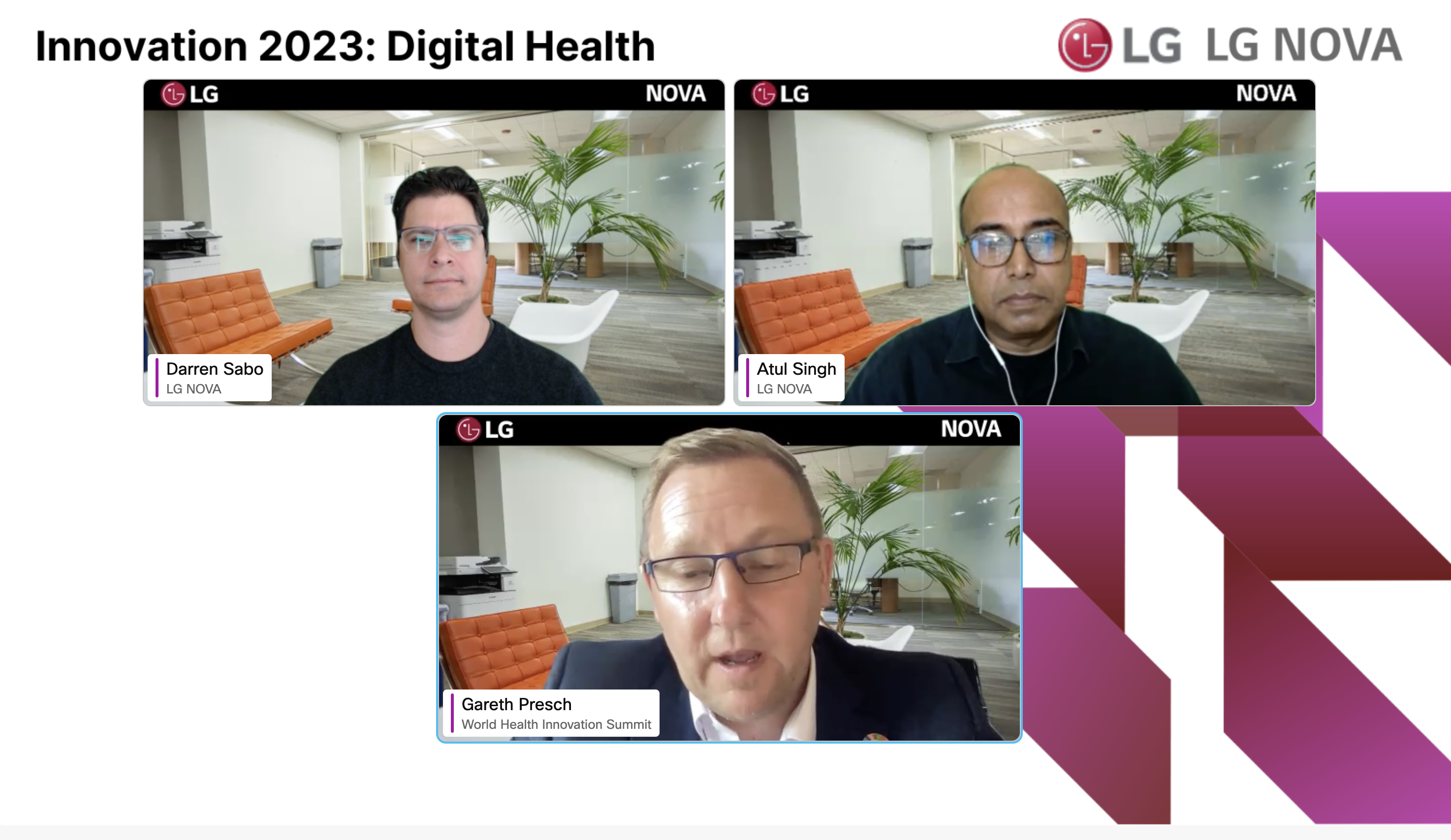 LG NOVA Webinar Series: Innovation 2023 – Digital Health